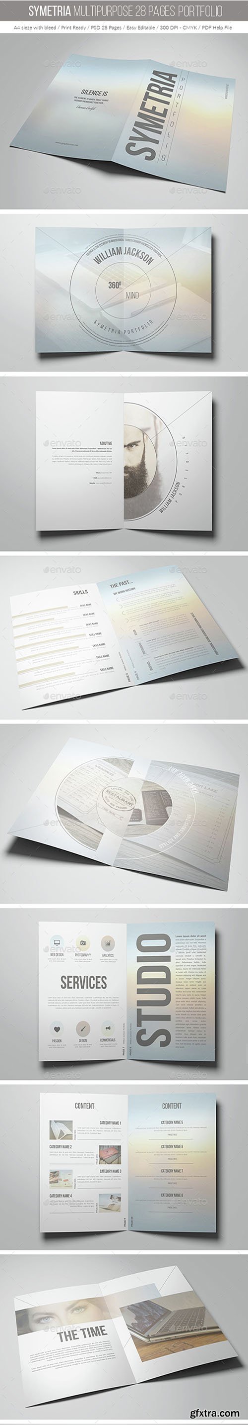 Symetria Multipurpose 28 Pages Portfolio 14846077
