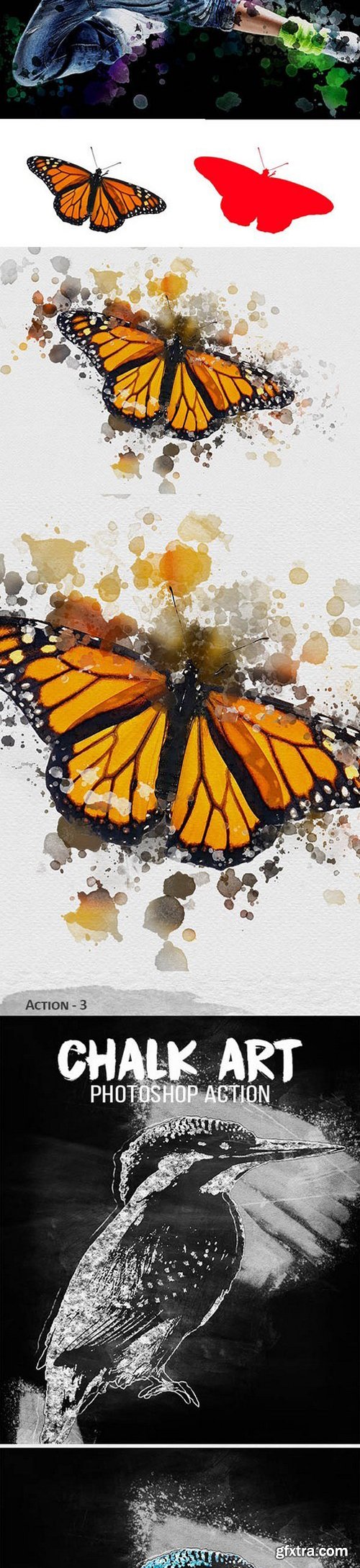 Graphicriver - Creative Arts Photoshop Action Bundle v2 18292627