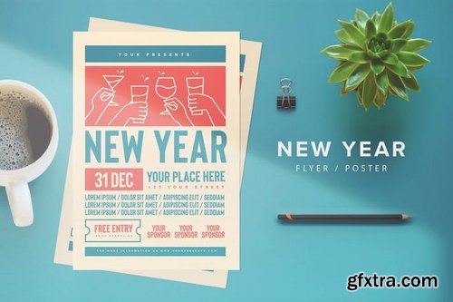 New Year Party Flyer