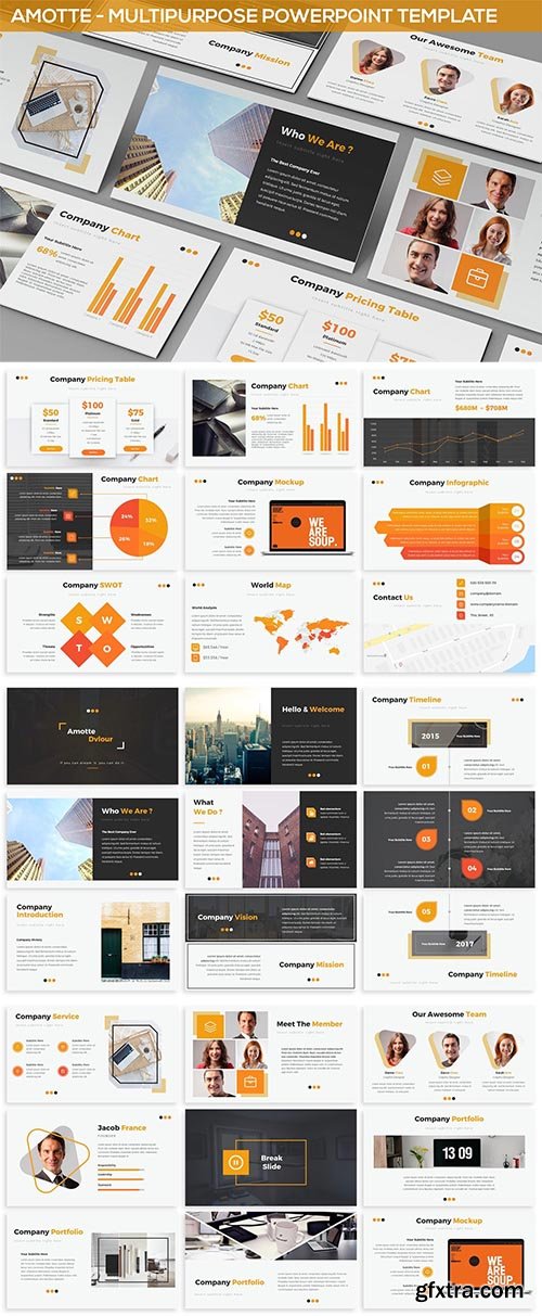 Amotte - Powerpoint Presentation Template