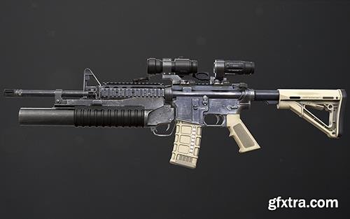 Cubebrush - Rifle M4A1 Cubebrush - Rifle M4A1