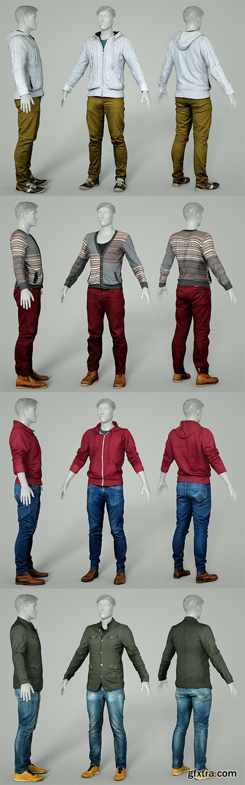 Cubebrush - Male Clothing Collection 1 Cubebrush - Male Clothing Collection 1