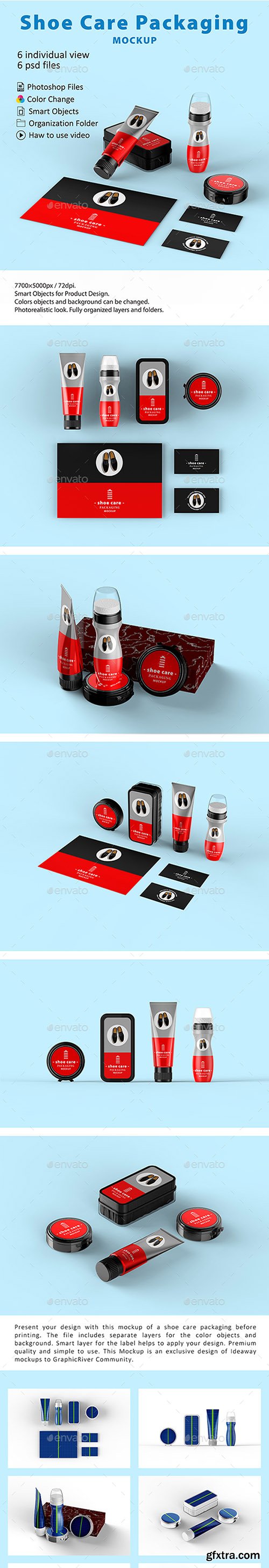 Shoe Care Packaging Mockup 22919746 Shoe Care Packaging Mockup 22919746