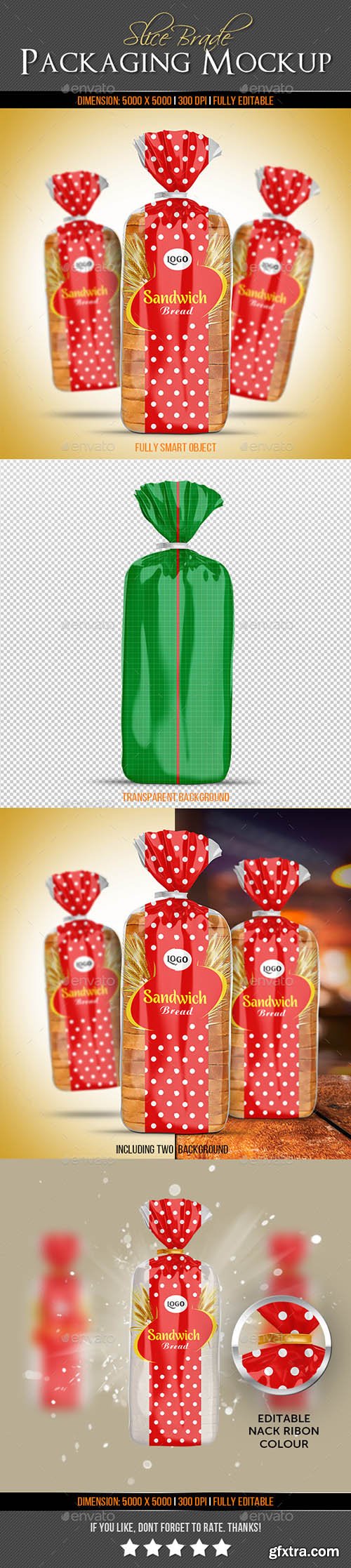 Slice Bread Packaging Mock-Up 22922839