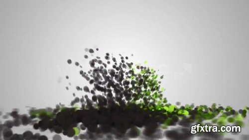 Videohive 3D Particles Logo Build Up & Break Apart Intro 300485