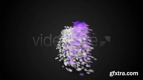 Videohive 3D Particles Logo Build Up & Break Apart Intro 300485