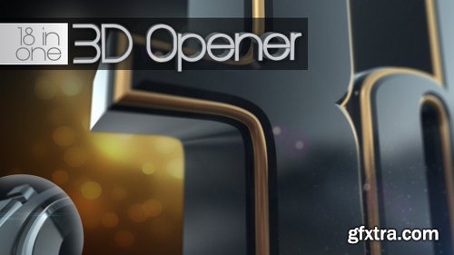 Videohive 3D Opener 18 in 1 4467367