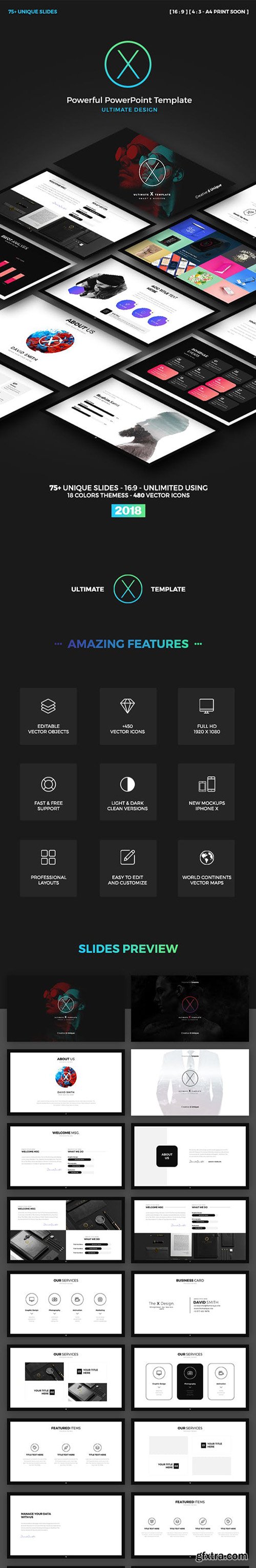 X Business PowerPoint Presentation Template 20941583