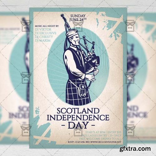 Independence Day of Scotland Flyer - Seasonal A5 Template Independence Day of Scotland Flyer - Seasonal A5 Template