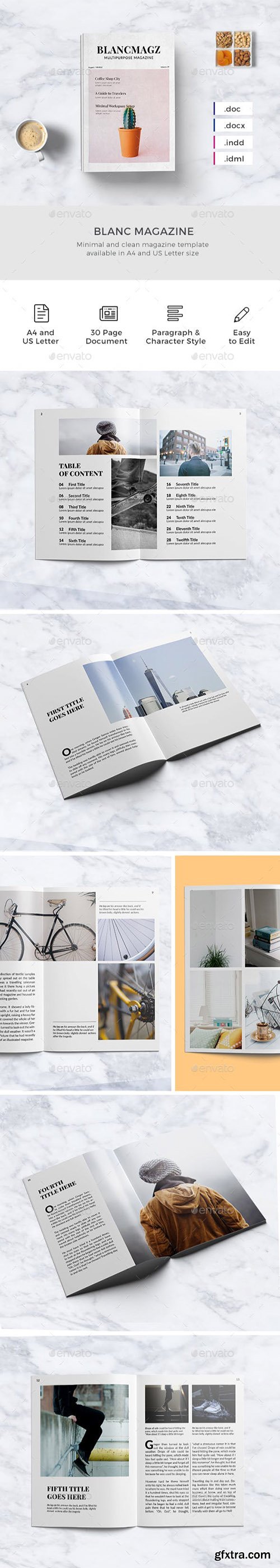 Blancmagz Magazine Template 17510237