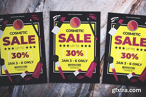 Cosmetic Sale Flyer