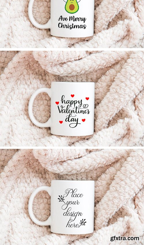 CM - Winter Coffee Mug Mockup Xmas Mock 3272203