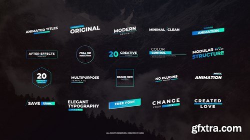 MA - Creative Titles After Effects Templates 150786