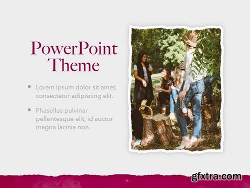 Red Wine PowerPoint Template