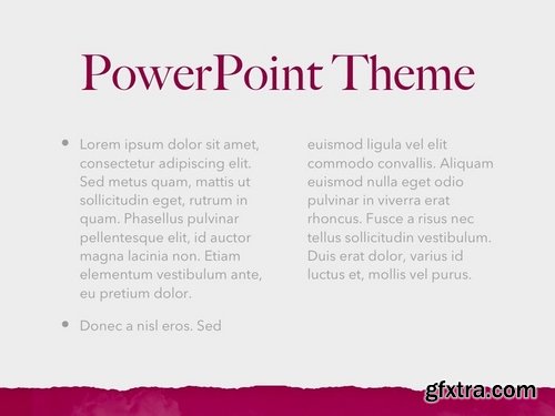 Red Wine PowerPoint Template