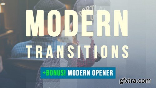 MA - Modern Transitions + Modern Opener Premiere Pro Templates 150927