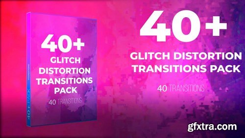 MA - 40 + Glitch Distortion Transition Pack Premiere Pro Presets 149245