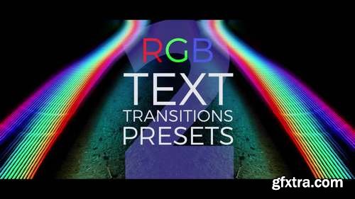 MA -  RGB Text Transitions Presets V.2 Premiere Pro Presets 151304