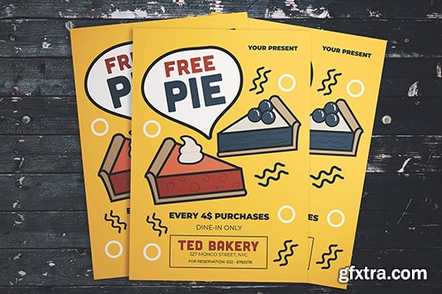 Free Pie Flyer Free Pie Flyer