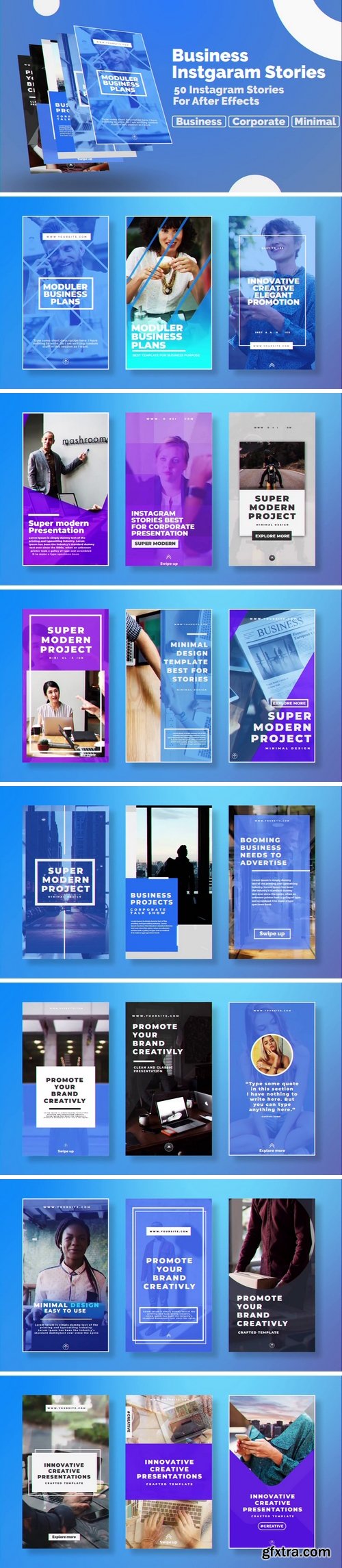 MA - Business Instagram Stories After Effects Templates 151433