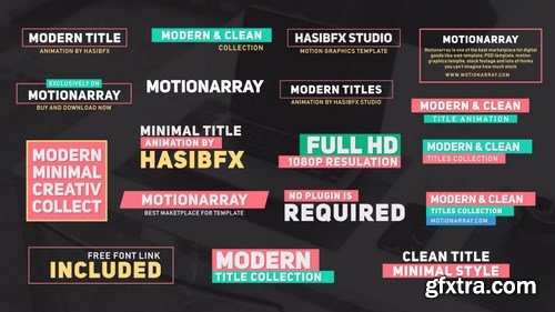 MA - Modern Titles After Effects Templates 152173