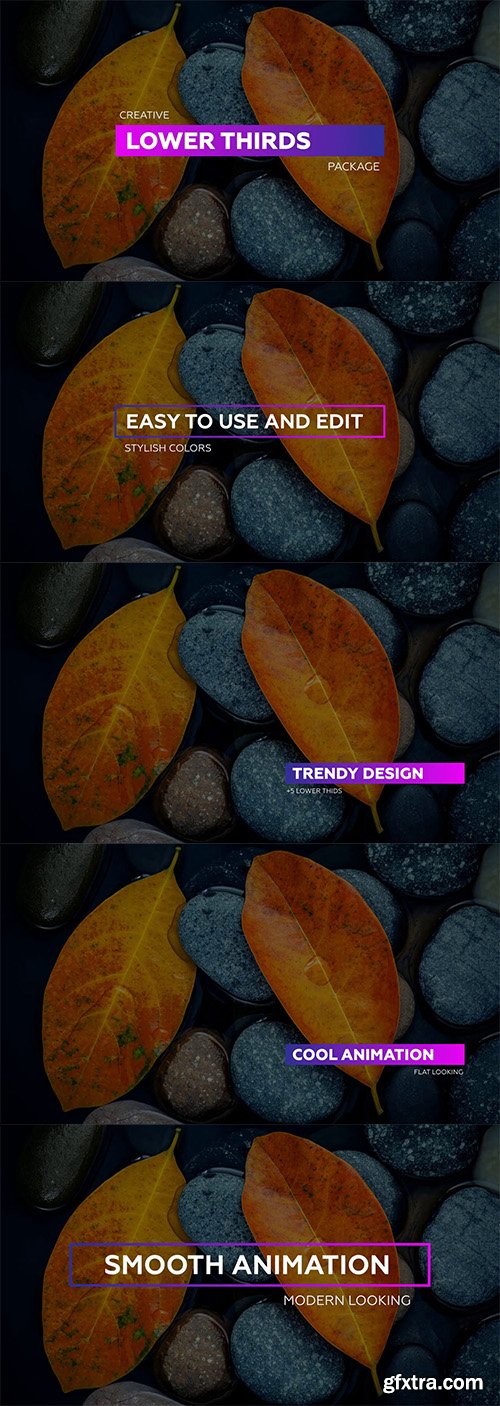 Modern Lower Thirds 145187