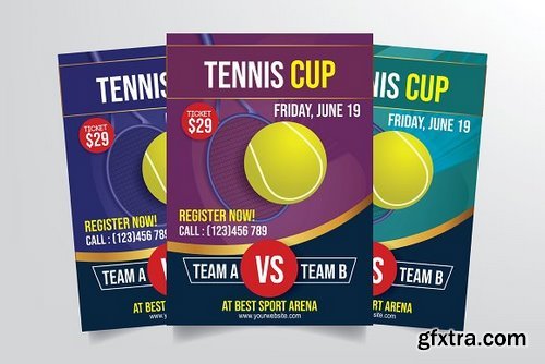 CM - Tennis Cup Flyer Template 3297268