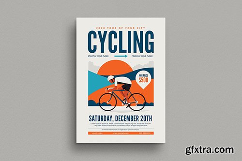 Cycling Event Flyer Cycling Event Flyer