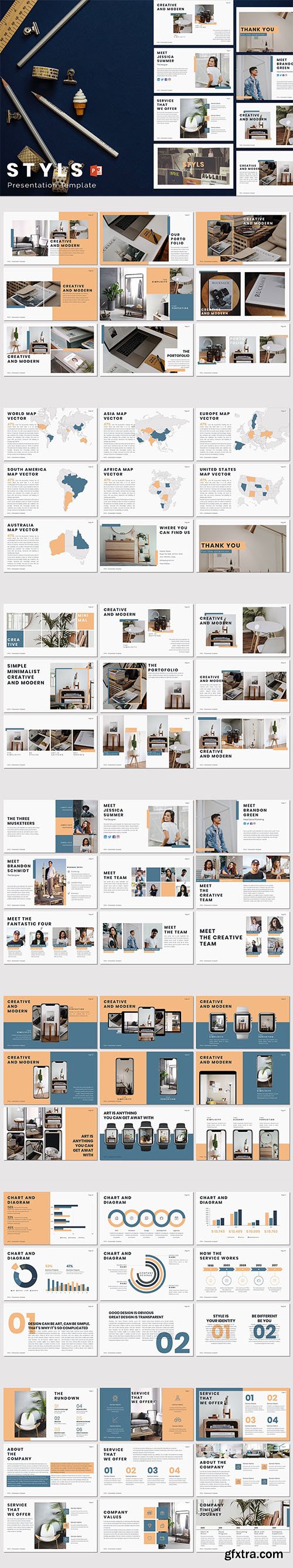 STYLS - Powerpoint, Keynote and Google Sliders Template