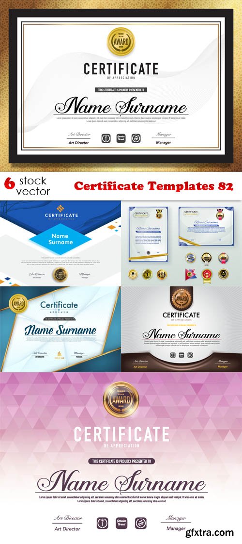 Vectors - Certificate Templates 82