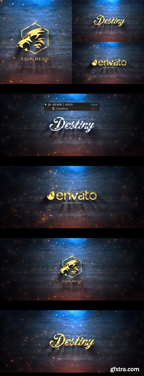 Videohive - Silver & Gold Logo Reveal - 21422987