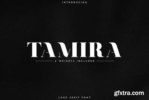Tamira Font Family Tamira Font Family