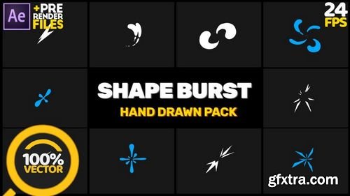MA - Shape Burst Pack After Effects Templates 155241