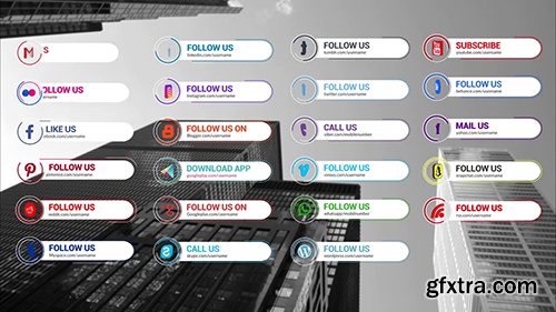 Social Media Lower Thirds 139868