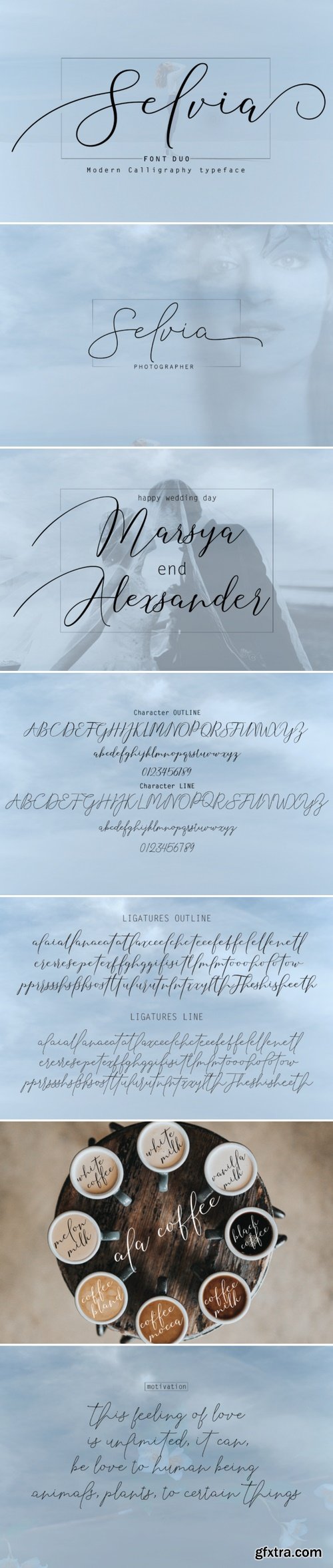 Fontbundles - Selvia Font Duo 79868 Fontbundles - Selvia Font Duo 79868