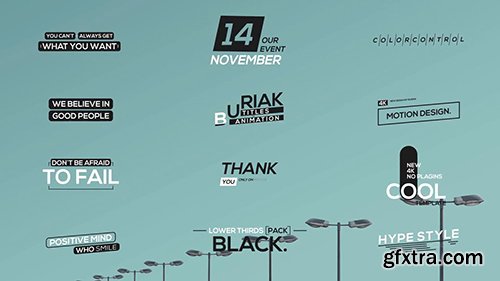 Hype Titles Pack 4K 141608 Hype Titles Pack 4K 141608