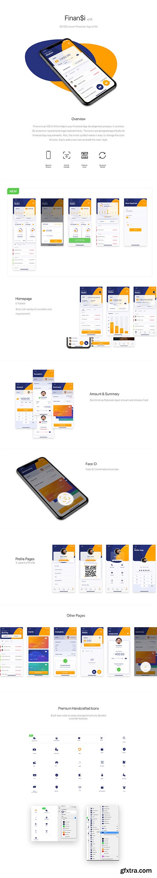 Finansi iOS UI Kit Finansi iOS UI Kit