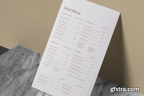 Restaurant Menu