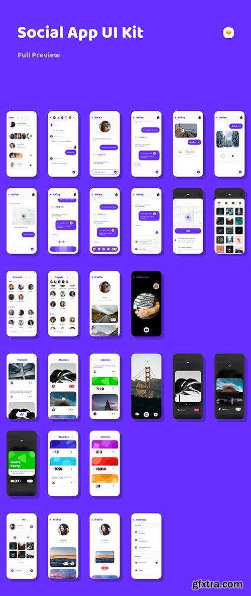 Social App UI Kit Social App UI Kit