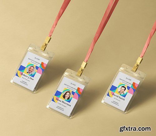 Plastic Psd ID Card Holder Mockup Plastic Psd ID Card Holder Mockup