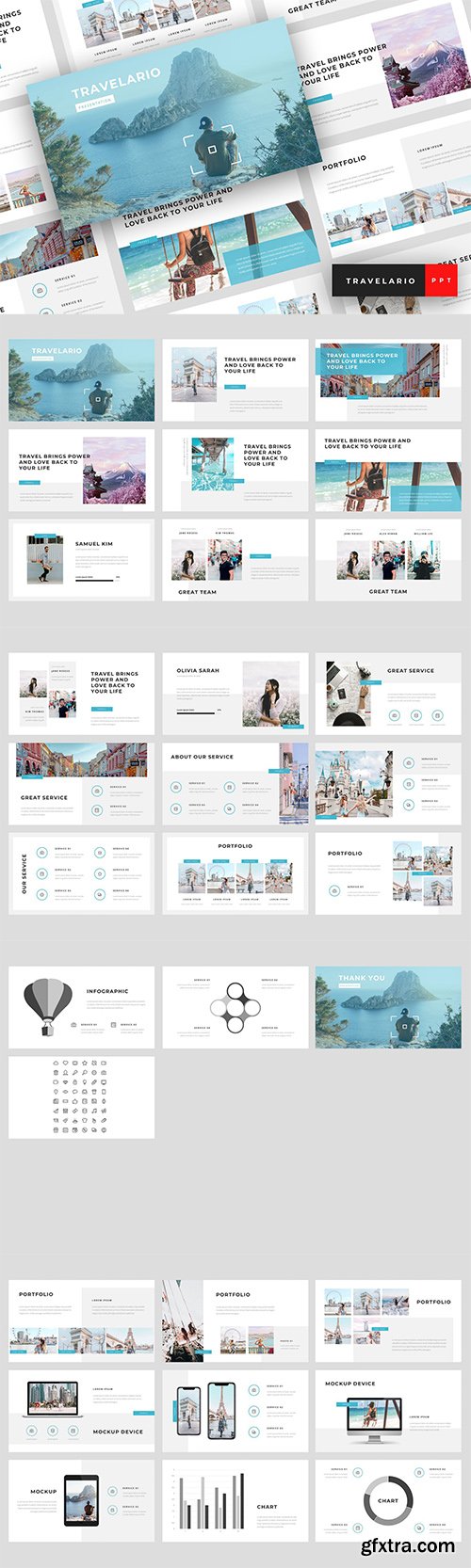 Travelario - Powerpoint, Keynote and Google Sliders Travelario - Powerpoint, Keynote and Google Sliders