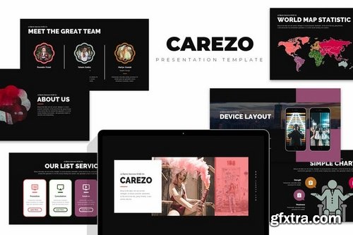 Carezo Creative Agency Studio Google Slides