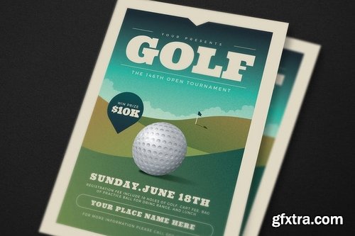 Golf Tournament Event Flyer