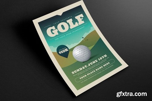 Golf Tournament Event Flyer