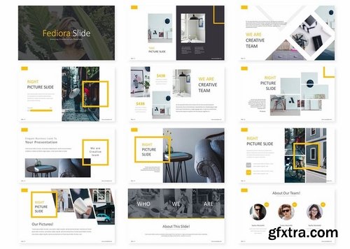 Fediora - Powerpoint Keynote and Google Slides Templates