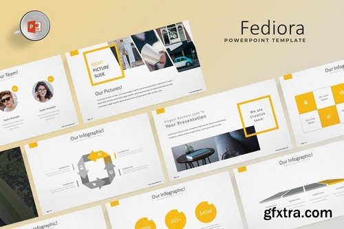 Fediora - Powerpoint Keynote and Google Slides Templates
