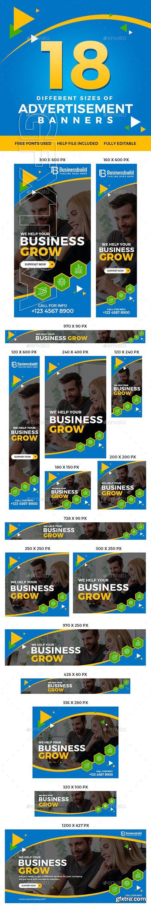 GraphicRiver - Advertising Web Banner Set 23069218