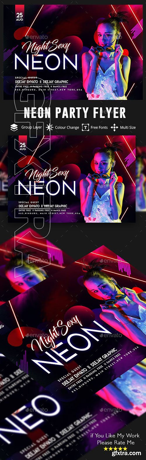GraphicRiver - Neon Party Flyer 23072025