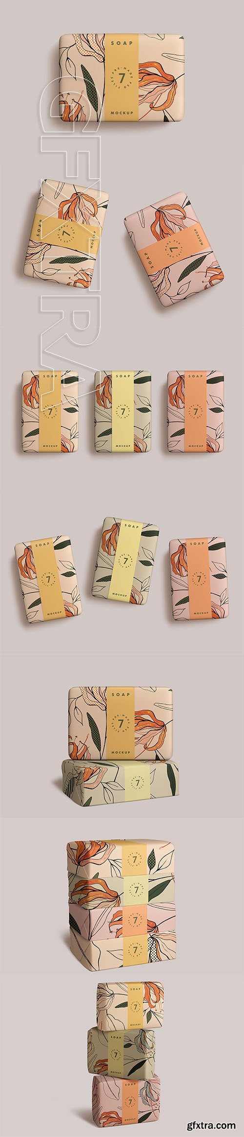 CreativeMarket - Soap Bar Mockup 3276774