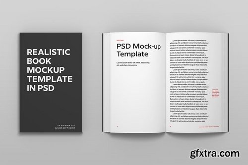 Soft Cover Book Mockup
